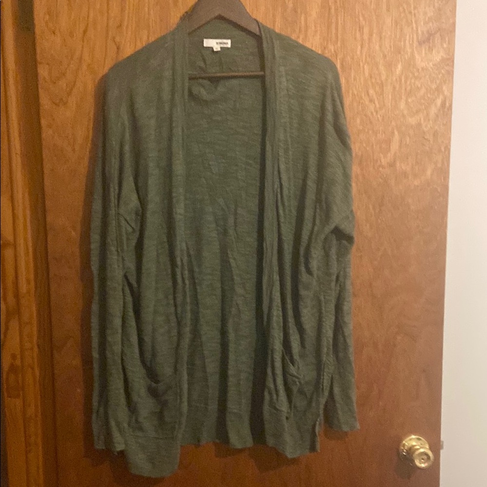 Sonoma Forest Green Knit Sweater